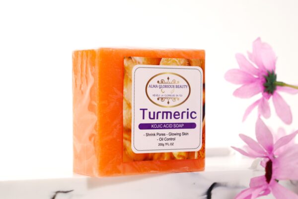 ULTIMATE GLORIOUS GLOW TURMERIC & KOJIC ACID SOAP - Image 2