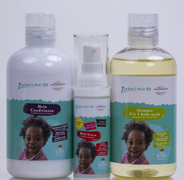 JAYDEN'S HAIR 3PCS SHAMPOO & CONDITIONNER & SERUM